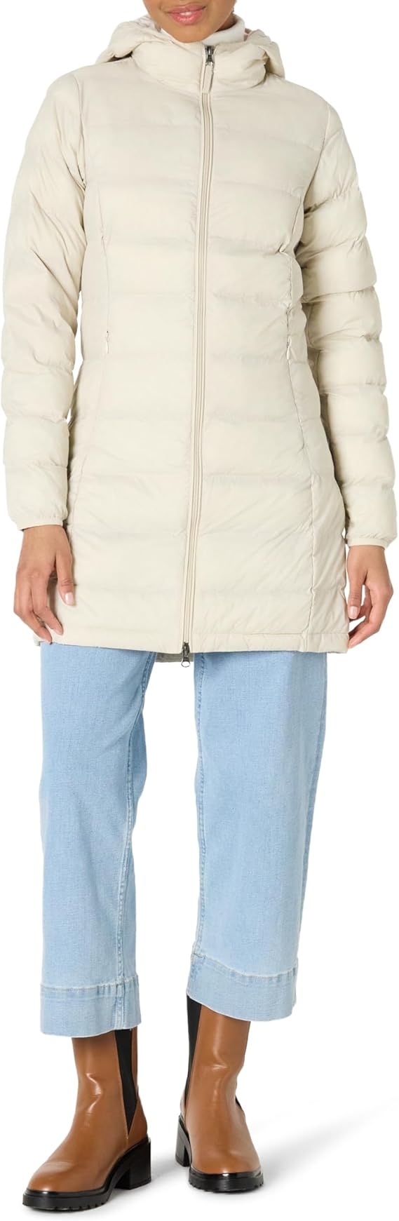 Lightweight Hooded Puffer Coat